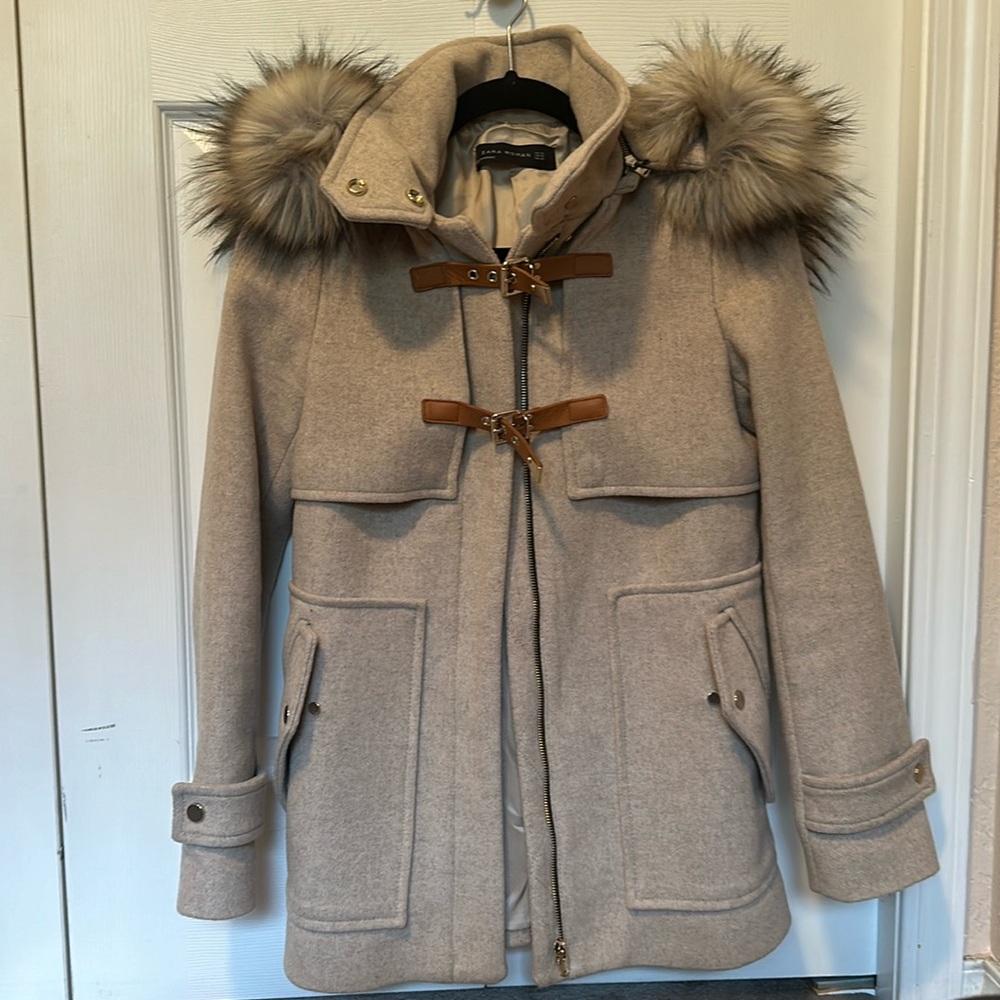 Zara coat, beige, XS